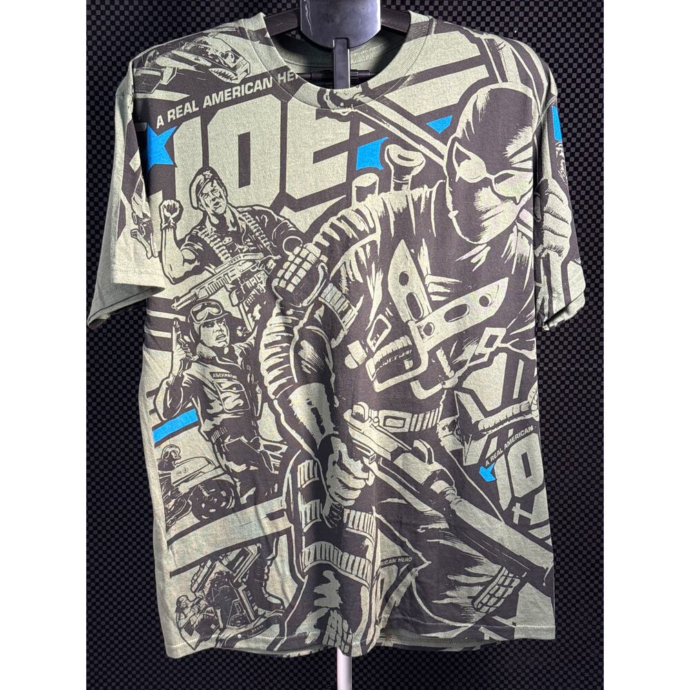 Hasbro G.I. Joe T-Shirt, 2011 AOP front, Size Large